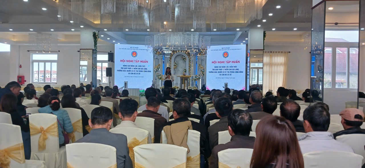 Lâm Đồng: Tập huấn nâng cao năng lực trợ giúp pháp lý cho già làng, trưởng bản, người có uy tín 