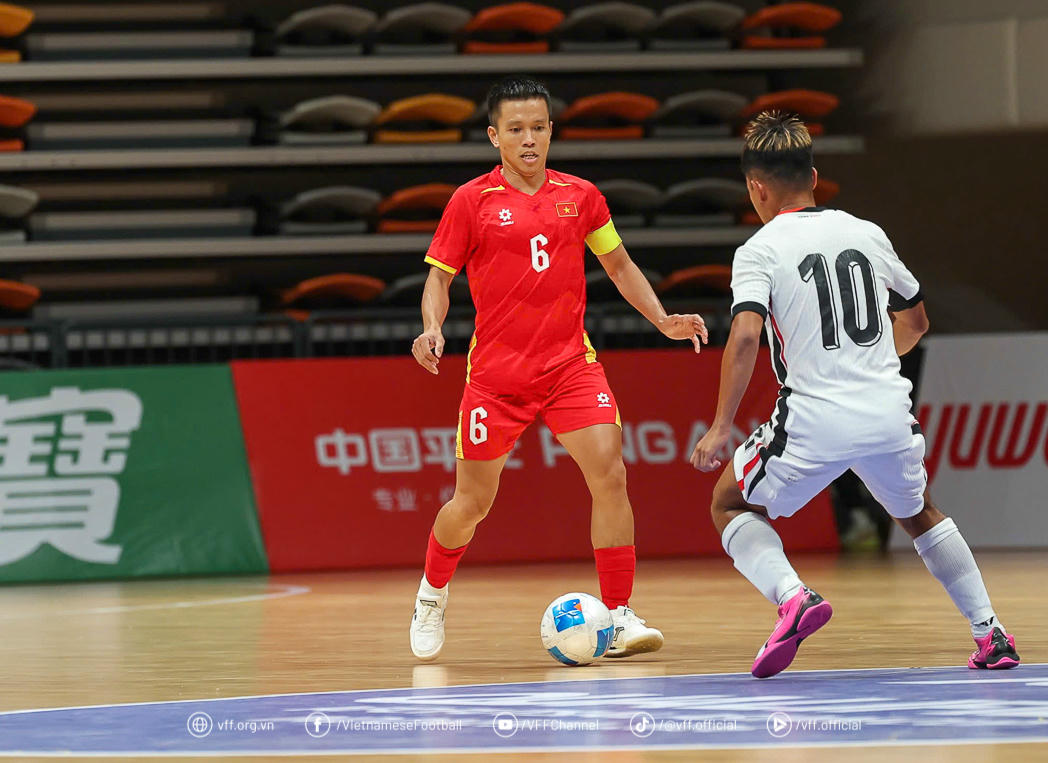 Đội tuyển futsal Việt Nam thắng futsal Hồng Kông 9-1 