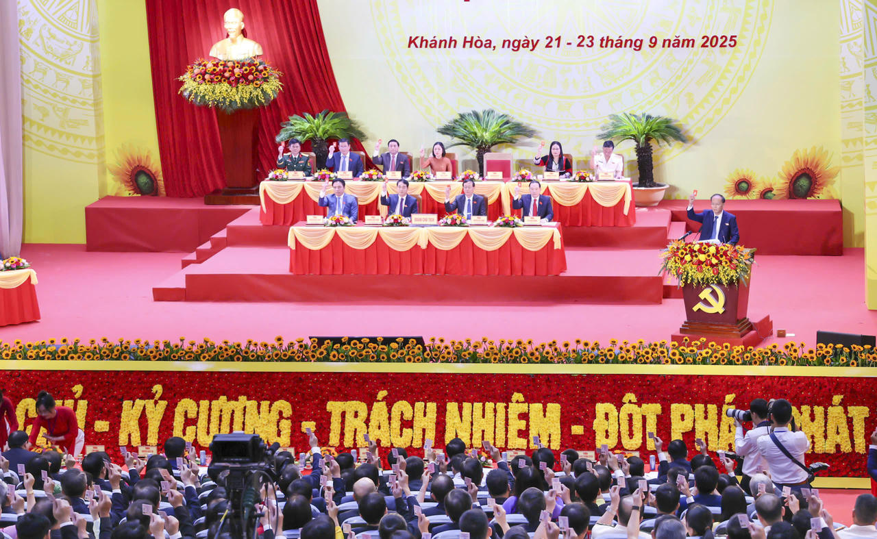 Đại hội đại biểu Đảng bộ tỉnh Khánh Hòa lần thứ I, nhiệm kỳ 2025 - 2030 họp phiên trù bị