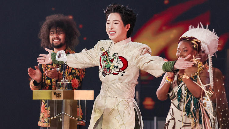 Đức Phúc giành chiến thắng Intervision 2025. Ảnh: TASS.