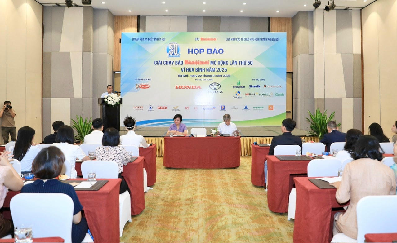 Hơn 3.000 vận động viên tham Chung kết Giải chạy Báo Hànộimới vì hòa bình 2025 diễn ra ngày 28/9