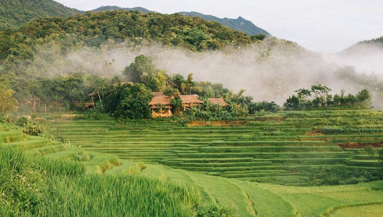 Pù Luông - điểm đến du lịch hấp dẫn. 