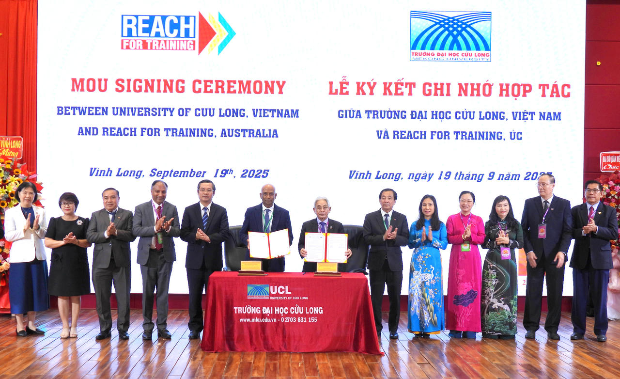 Trường ĐH Cửu Long tổ chức ký kết hợp tác với các công ty, doanh nghiệp nước ngoài.