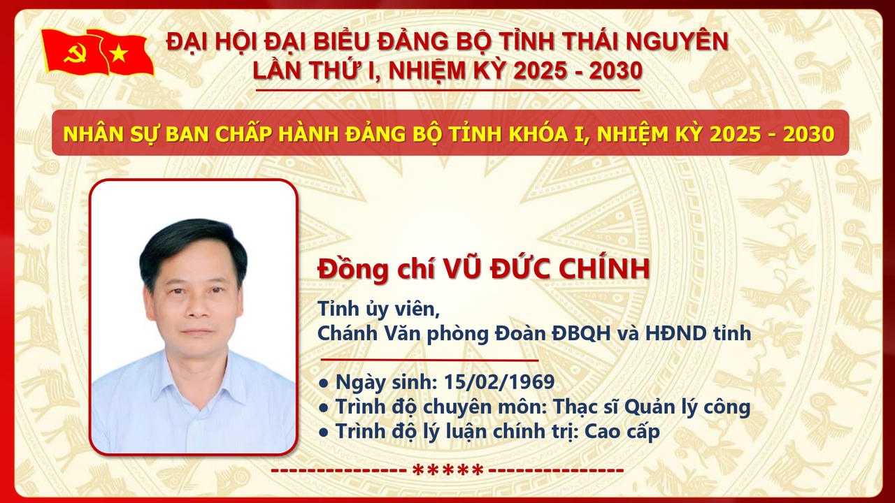 Ông Trịnh Việt Hùng giữ chức Bí thư Tỉnh ủy Thái Nguyên nhiệm kỳ 2025 - 2030