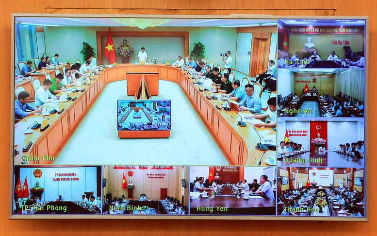 Các địa phương phát biểu tại cuộc họp - Ảnh: VGP/Minh Khôi