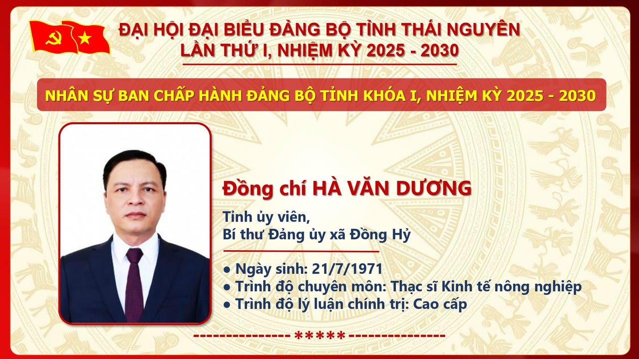 Ông Trịnh Việt Hùng giữ chức Bí thư Tỉnh ủy Thái Nguyên nhiệm kỳ 2025 - 2030