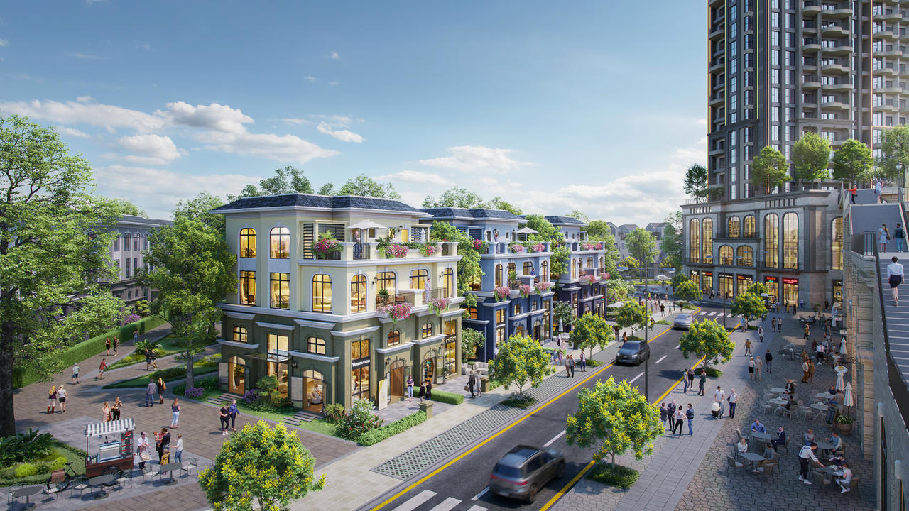 The Campus 2 hấp dẫn nhờ đối diện 3 tầng khối đế thương mại Central Park Residences