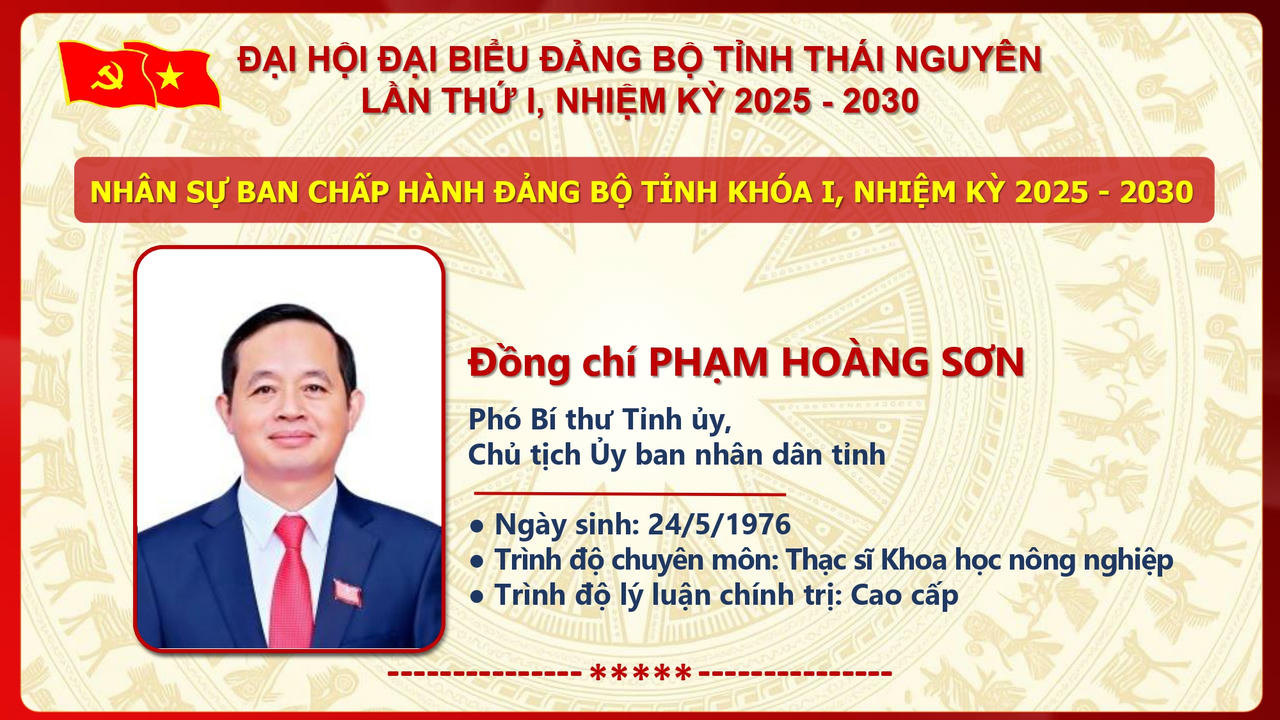 Ông Trịnh Việt Hùng giữ chức Bí thư Tỉnh ủy Thái Nguyên nhiệm kỳ 2025 - 2030