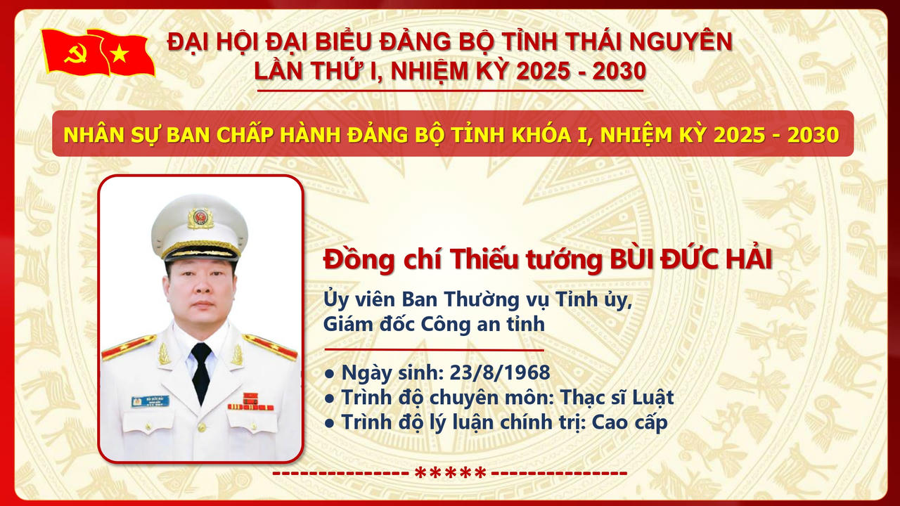 Ông Trịnh Việt Hùng giữ chức Bí thư Tỉnh ủy Thái Nguyên nhiệm kỳ 2025 - 2030