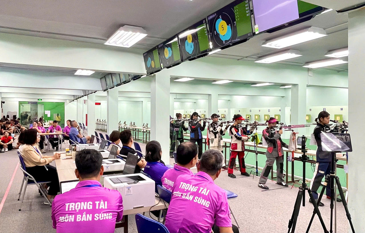  300 vận động viên bắn súng tham dự giải vô địch quốc gia 2025