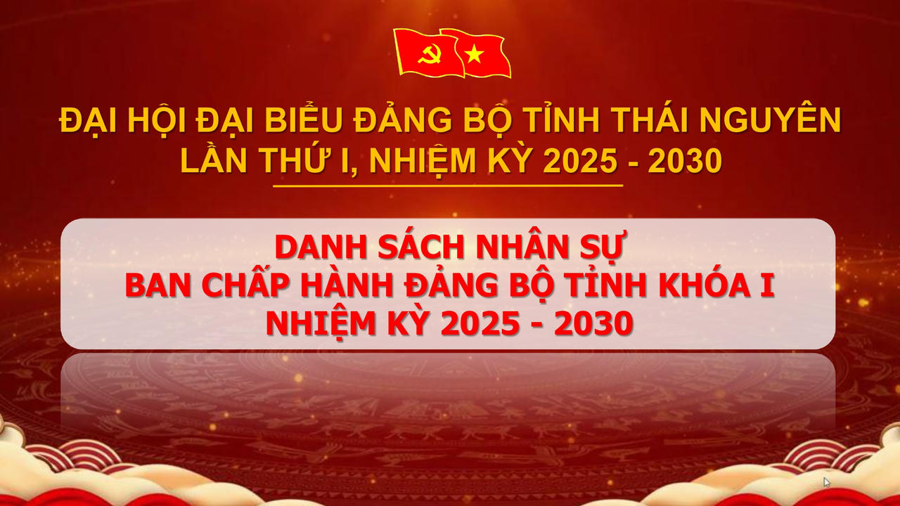 Ông Trịnh Việt Hùng giữ chức Bí thư Tỉnh ủy Thái Nguyên nhiệm kỳ 2025 - 2030