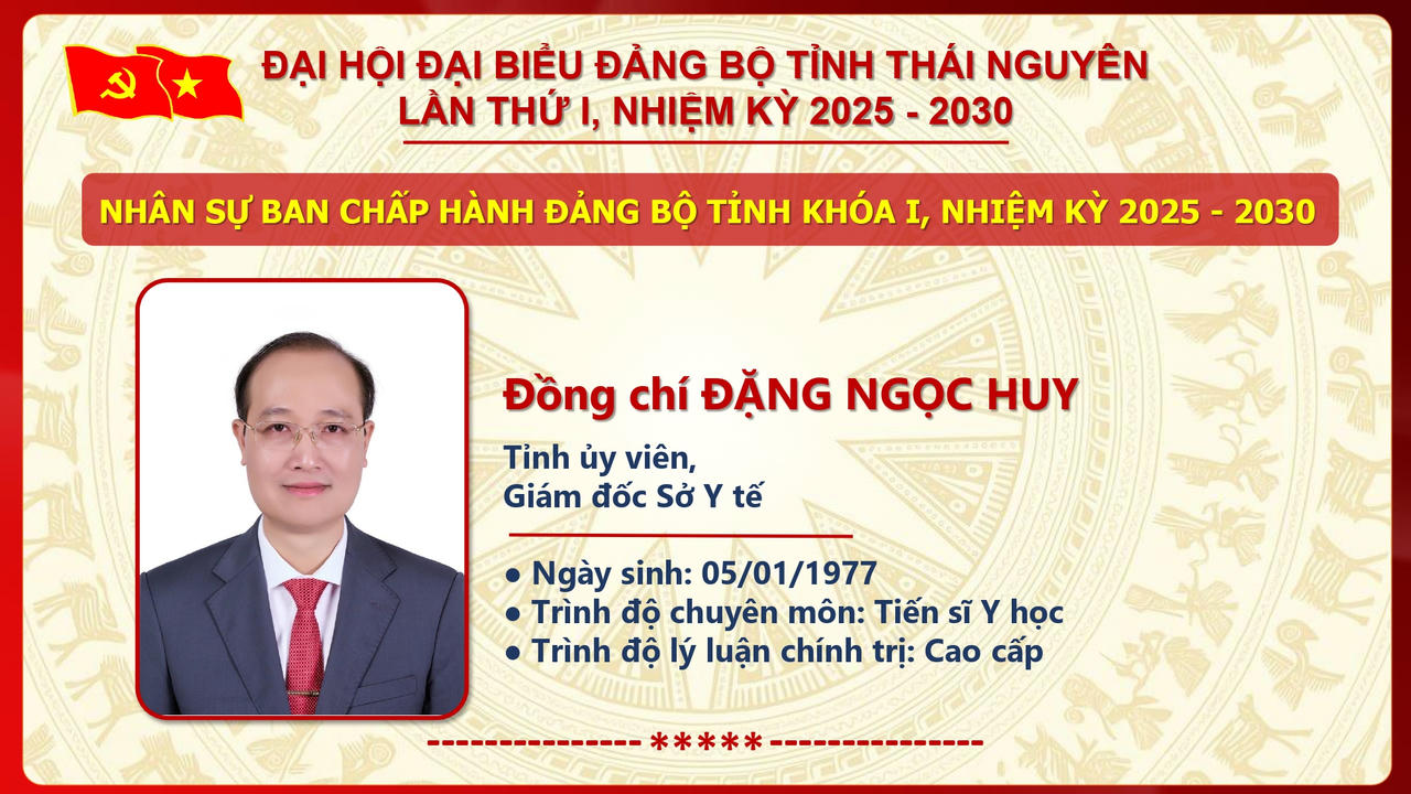 Ông Trịnh Việt Hùng giữ chức Bí thư Tỉnh ủy Thái Nguyên nhiệm kỳ 2025 - 2030