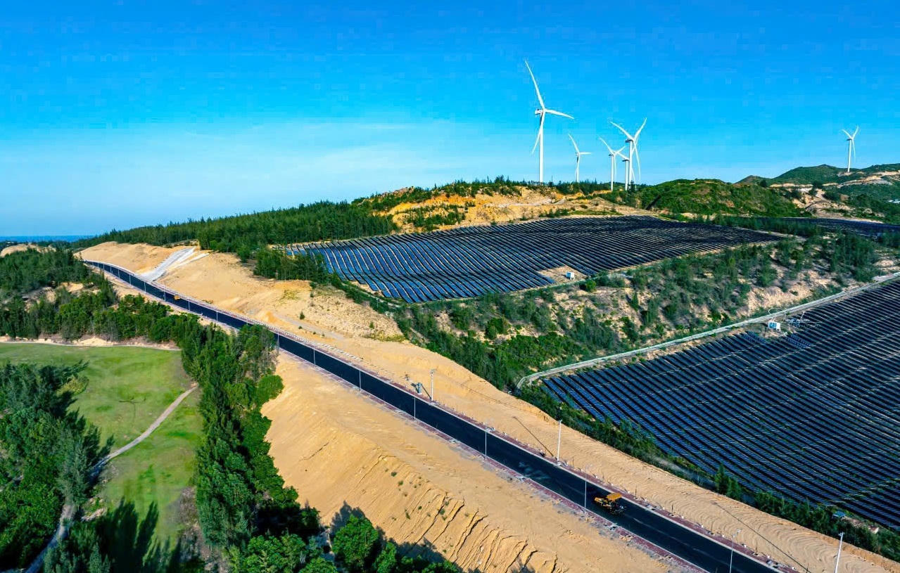 Gia Lai hiện có 7 dự án điện mặt trời với tổng công suất 590MWp. (Ảnh: Dũng Nhân)