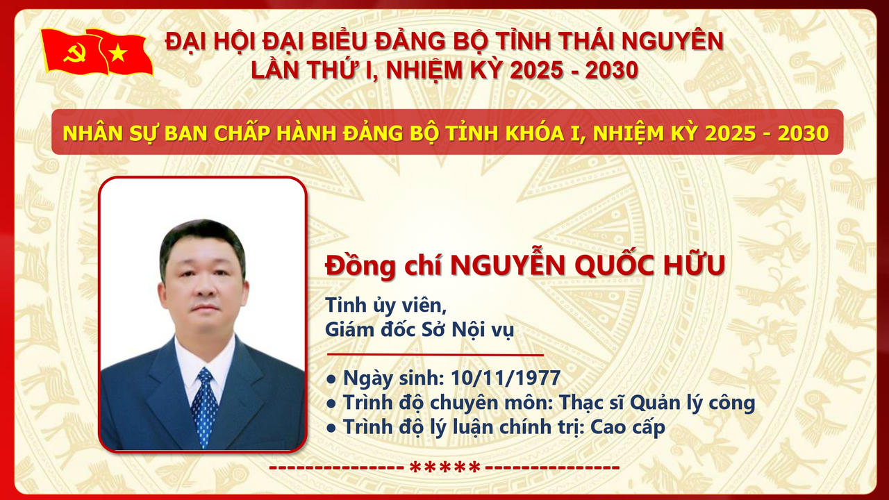 Ông Trịnh Việt Hùng giữ chức Bí thư Tỉnh ủy Thái Nguyên nhiệm kỳ 2025 - 2030