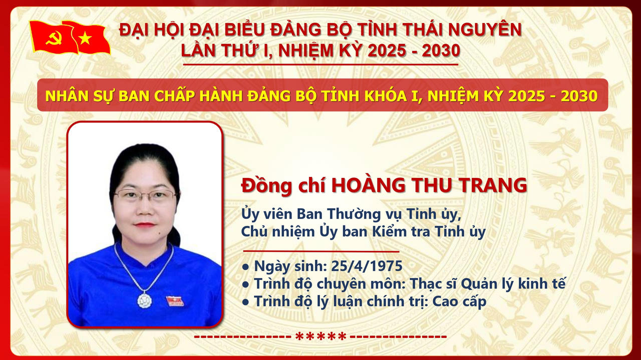 Ông Trịnh Việt Hùng giữ chức Bí thư Tỉnh ủy Thái Nguyên nhiệm kỳ 2025 - 2030