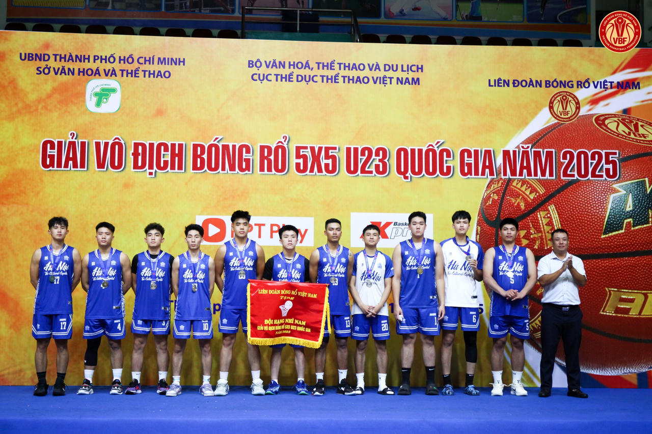 Những cô gái phố núi đạt "ngôi vương" giải Vô địch bóng rổ 5x5 U23 Quốc gia 2025