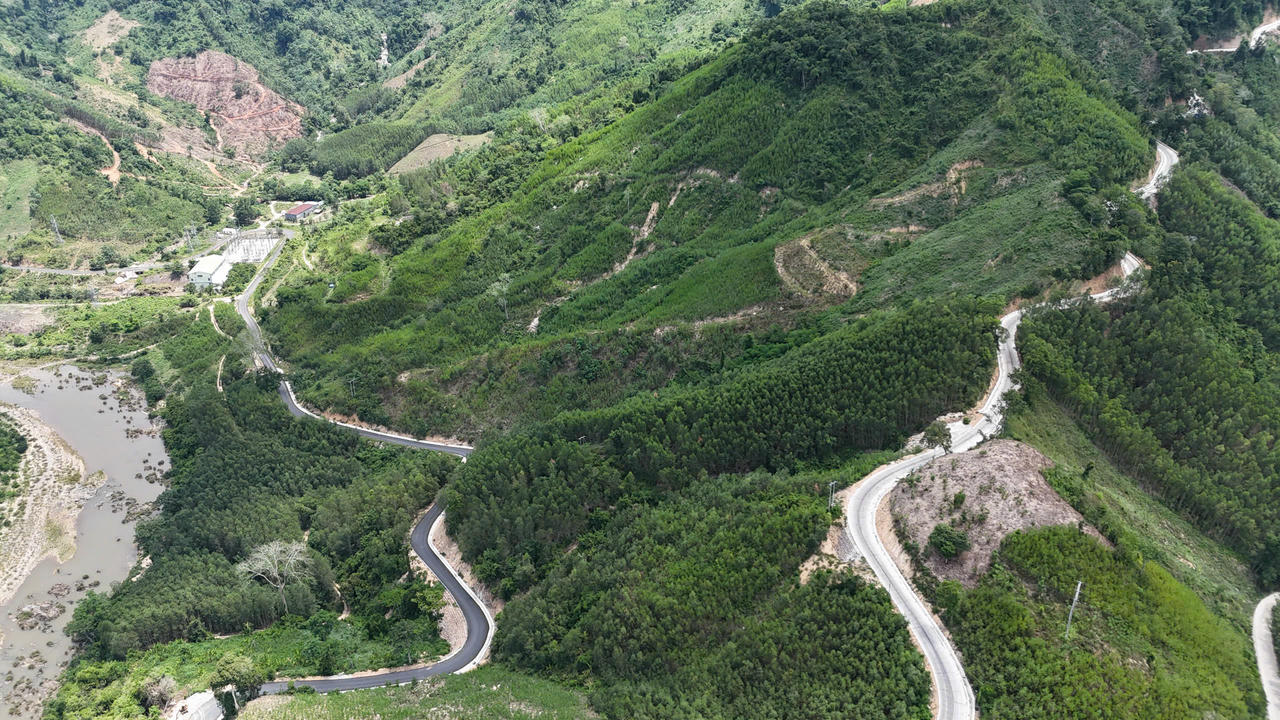   Dự án cao tốc Quy Nhơn - Pleiku có tổng chiều dài khoảng 125 km, đi qua 17 xã, phường của tỉnh Gia Lai. Ảnh: Ngọc Châu