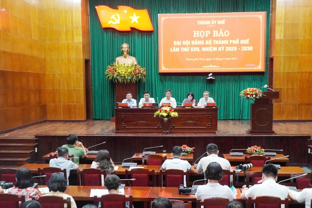 Không có đơn thư chính danh liên quan đến đại biểu dự Đại hội Đảng bộ Thành phố Huế