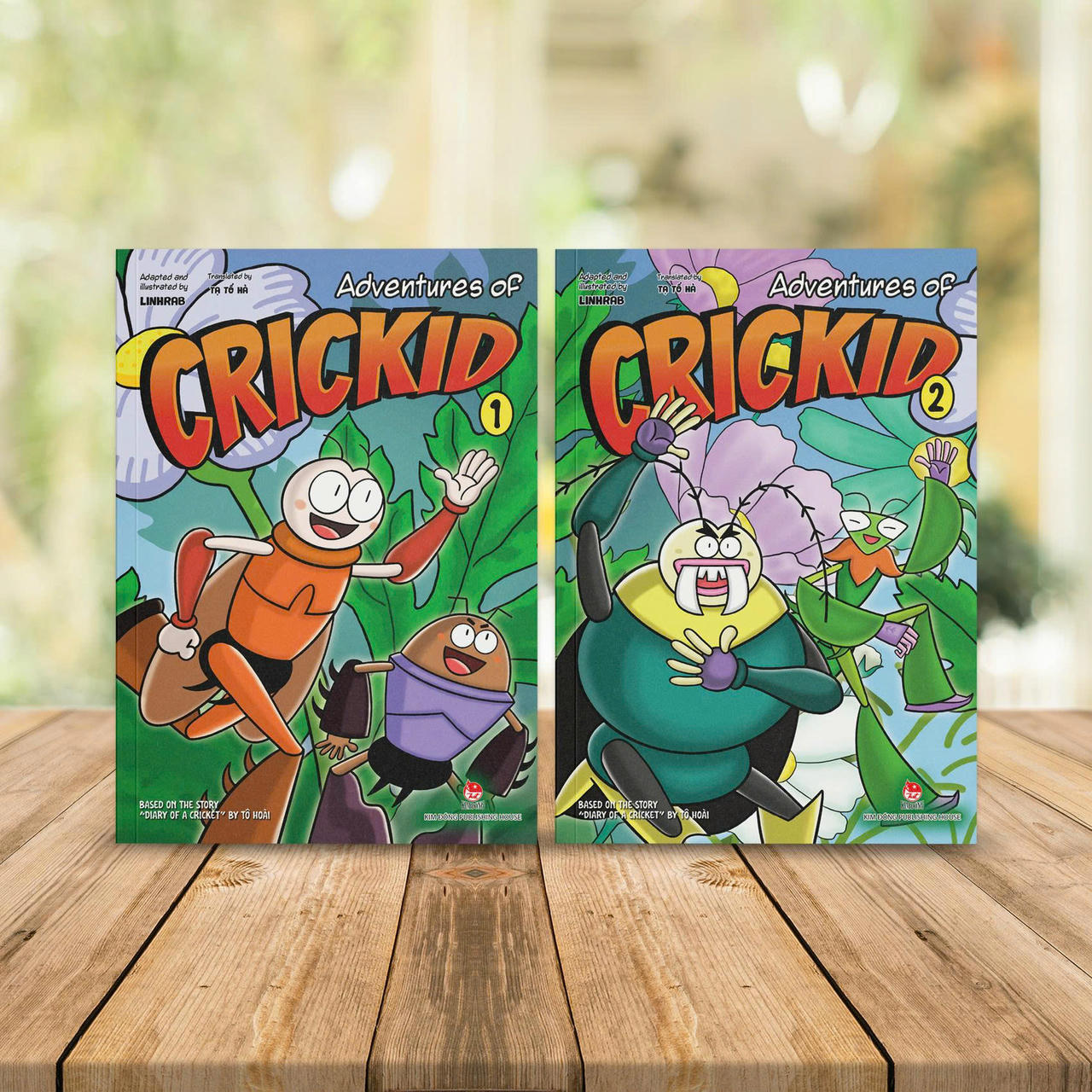 Bộ truyện tranh lấy cảm hứng từ tác phẩm “Dế mèn phiêu lưu ký” của Tô Hoài. (Ảnh KĐ)