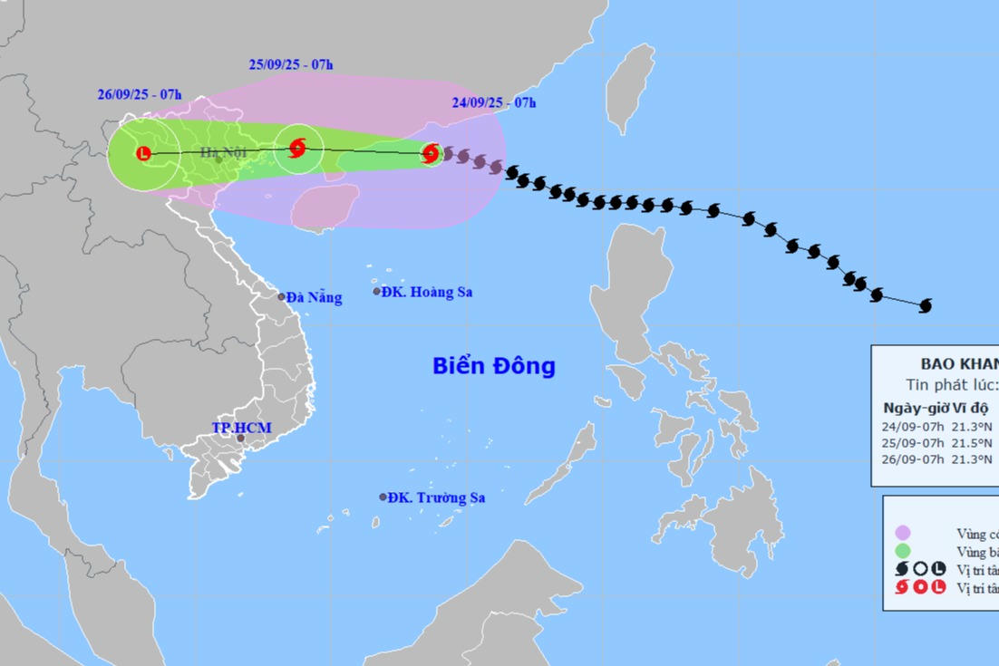 Bão số 9 đã giảm cấp
