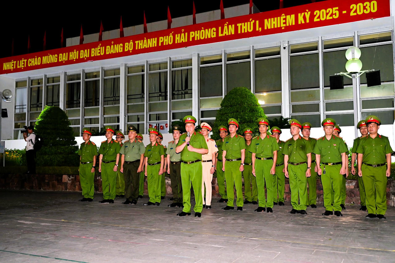 Hải Phòng: Triển khai lực lượng HP22 đồng loạt ra quân, siết chặt an ninh trước sự kiện lớn
