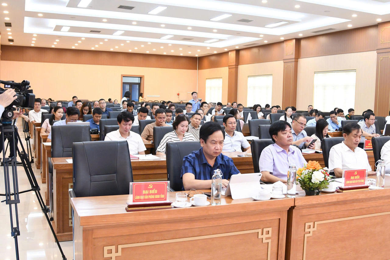 Đại biểu tham gia cuộc họp báo. Ảnh: Ngọc Phúc