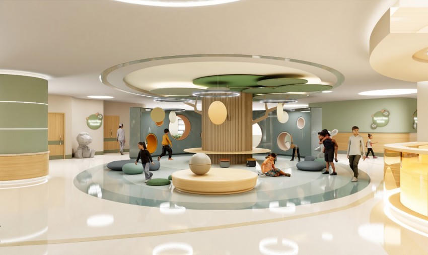 Khu vui chơi dành cho trẻ em.  