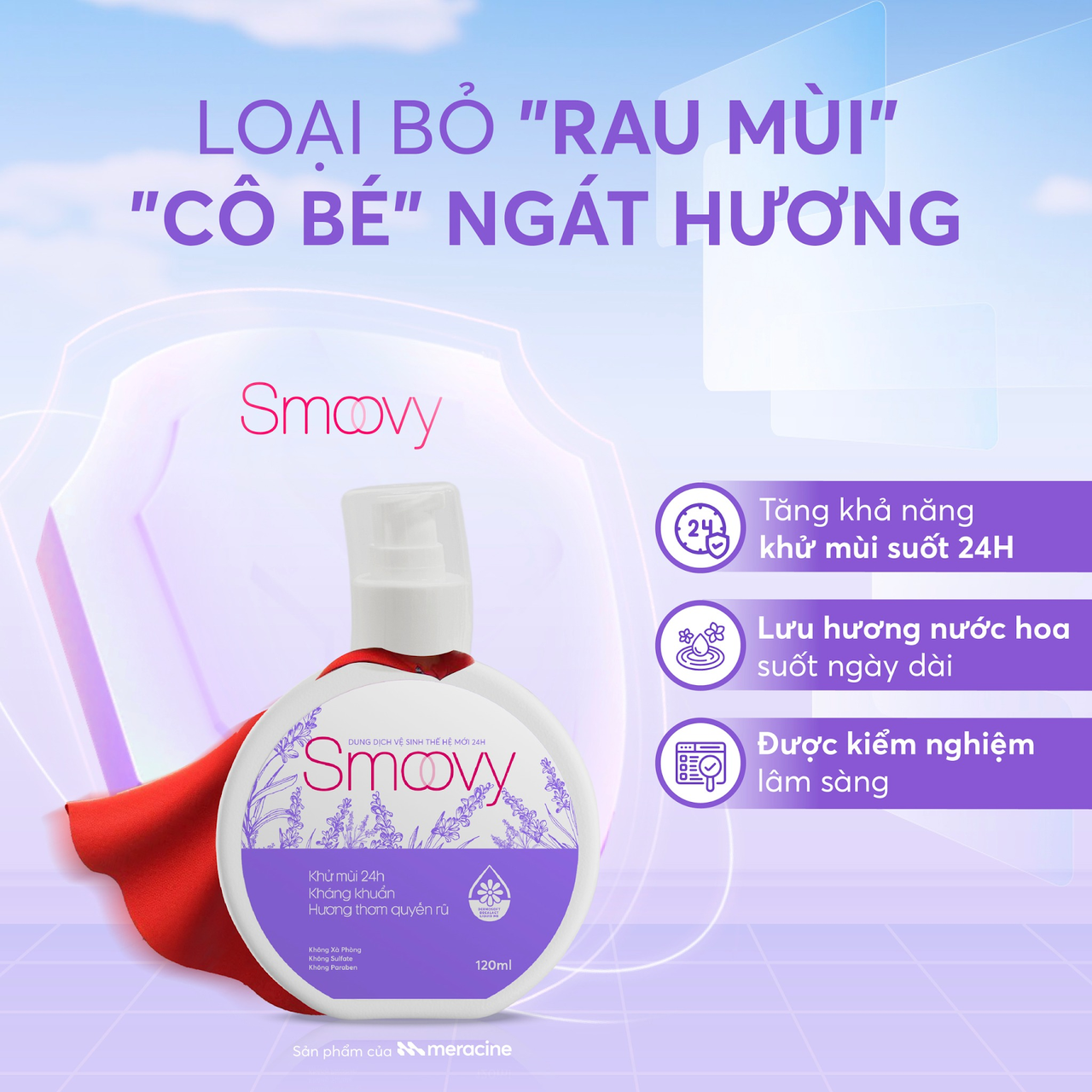 Ra mắt Smoovy Anti-F & Smoovy 24H: Vũ khí mới cho phụ nữ