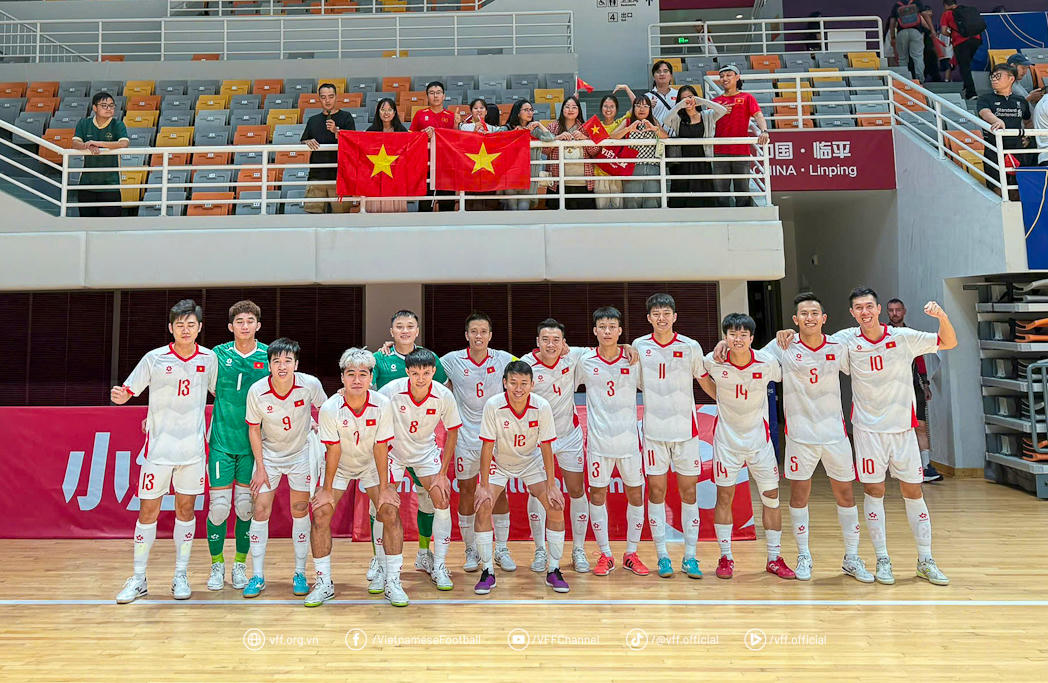Đội tuyển futsal Việt Nam toàn thắng tại Vòng loại futsal châu Á 2026