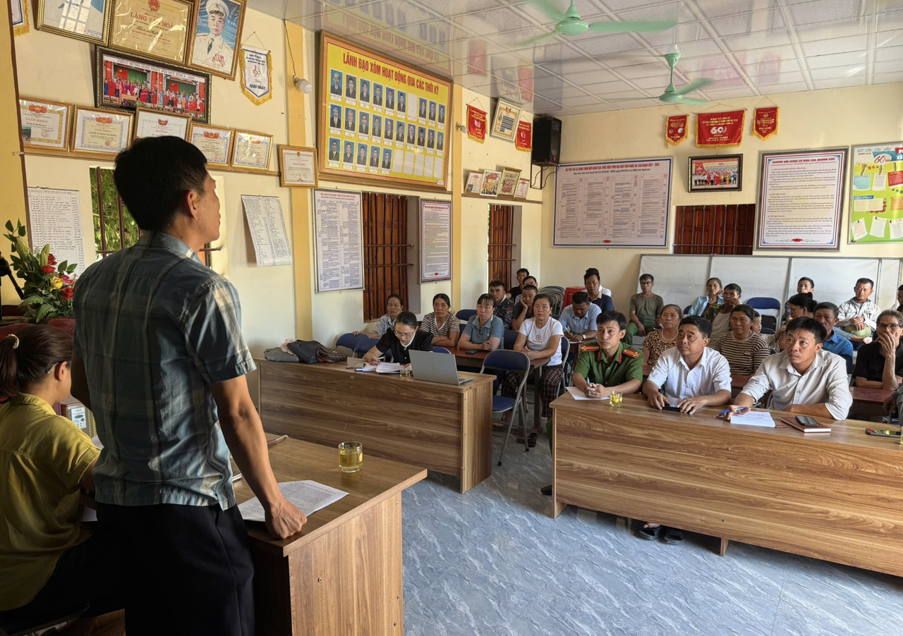 Người dân phường Hoàng Mai đồng tình với các phương án GPMB, TĐC để giao đất cho Dự án.