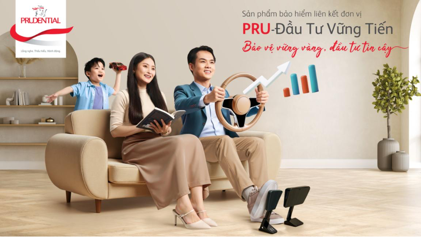 Prudential Việt Nam chính thức ra mắt Sản phẩm bảo hiểm liên kết đơn vị ‘Pru- Đầu Tư Vững Tiến’
