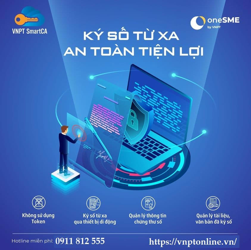 VNPT miễn phí dịch vụ chữ ký số VNPT SmartCA để công dân ký số trên Cổng dịch vụ Công
