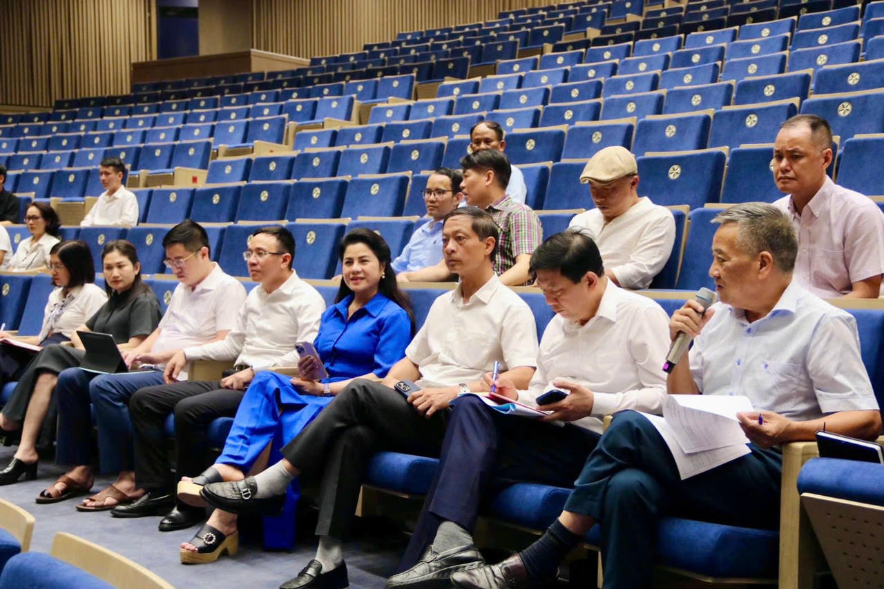 Các đại biểu tham dự chương trình tổng duyệt.