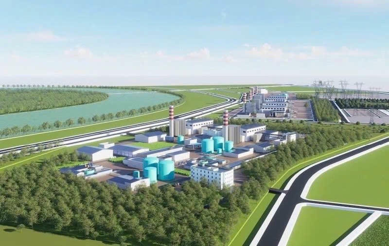 Phối cảnh Dự án Nhà máy Nhiệt điện LNG Hải Phòng.