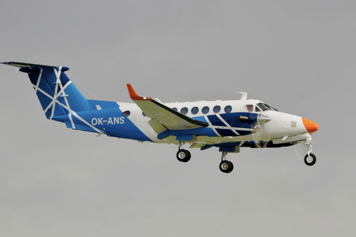 Tàu bay Beechcraft King Air 300 đã đáp xuống sân bay Tân Sơn Nhất vài ngày trước