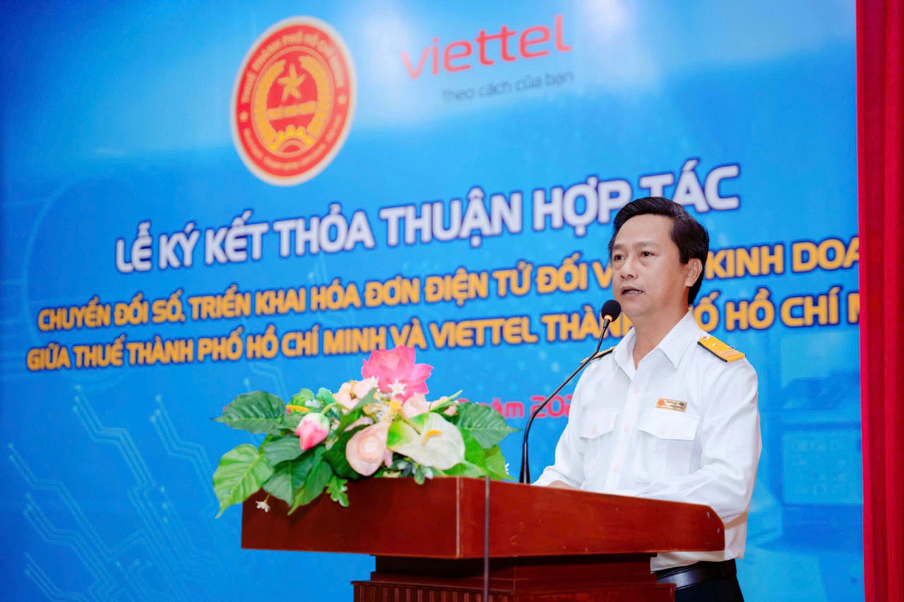 Đại diện Cục Thuế TP HCM khẳng định quyết tâm hiện đại hóa công tác quản lý, lấy người nộp thuế làm trọng tâm.