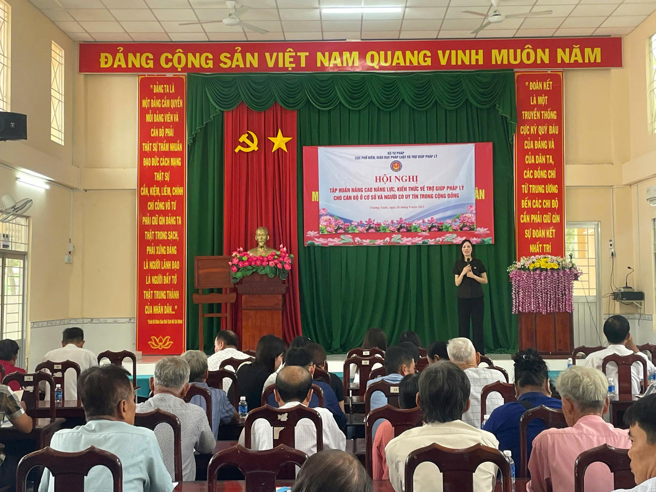 Ảnh tại hội nghị tập huấn xã Trường Xuân, TP. Cần Thơ