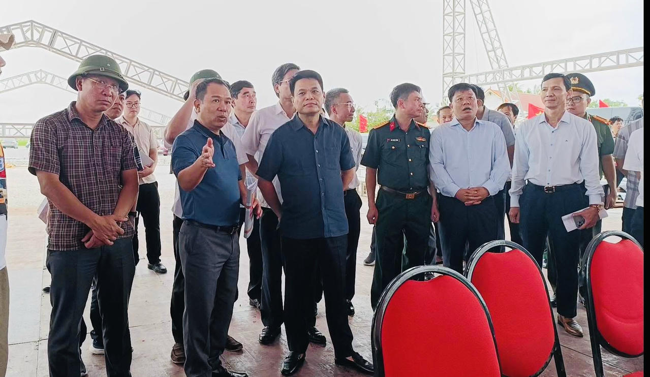 Chủ tịch UBND TP Lê Ngọc Châu kiểm tra công tác chuẩn bị Lễ khởi công 2 dự án.