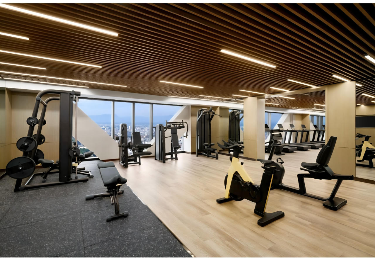 Phòng tập thể dục 24/7 với trang thiết bị hiện
đại