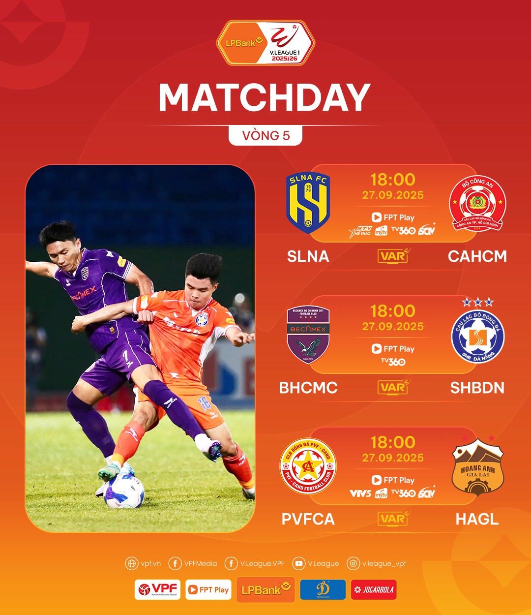 V.League vòng 5: Cuộc đấu của nhóm cuối bảng