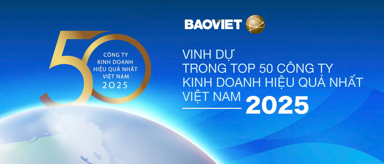 Bảo Việt (BVH): Top 50 Công ty kinh doanh hiệu quả nhất Việt Nam 2025