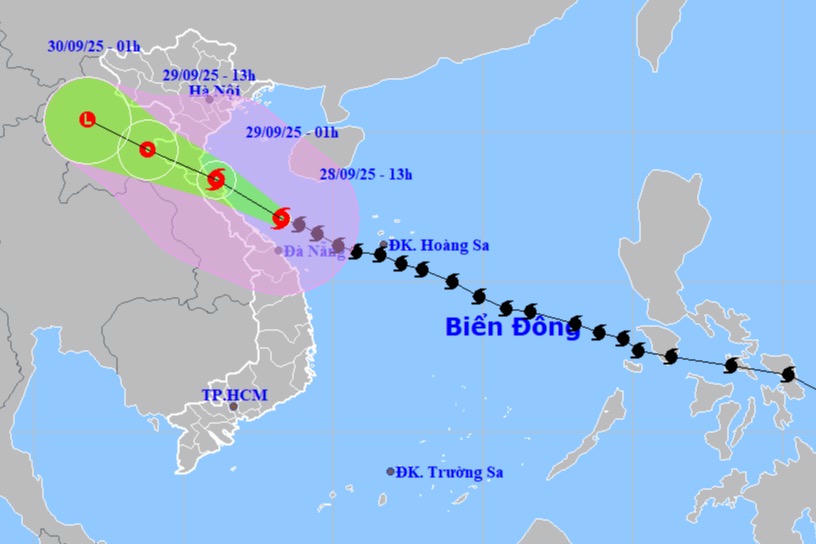 Trọng tâm chịu ảnh hưởng của bão số 10 là những khu vực nào?