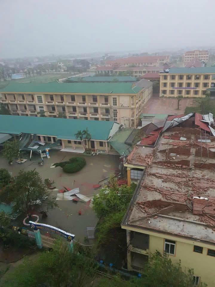 Những hình ảnh thiệt hại của cơn bão số 10 tại Nghệ An