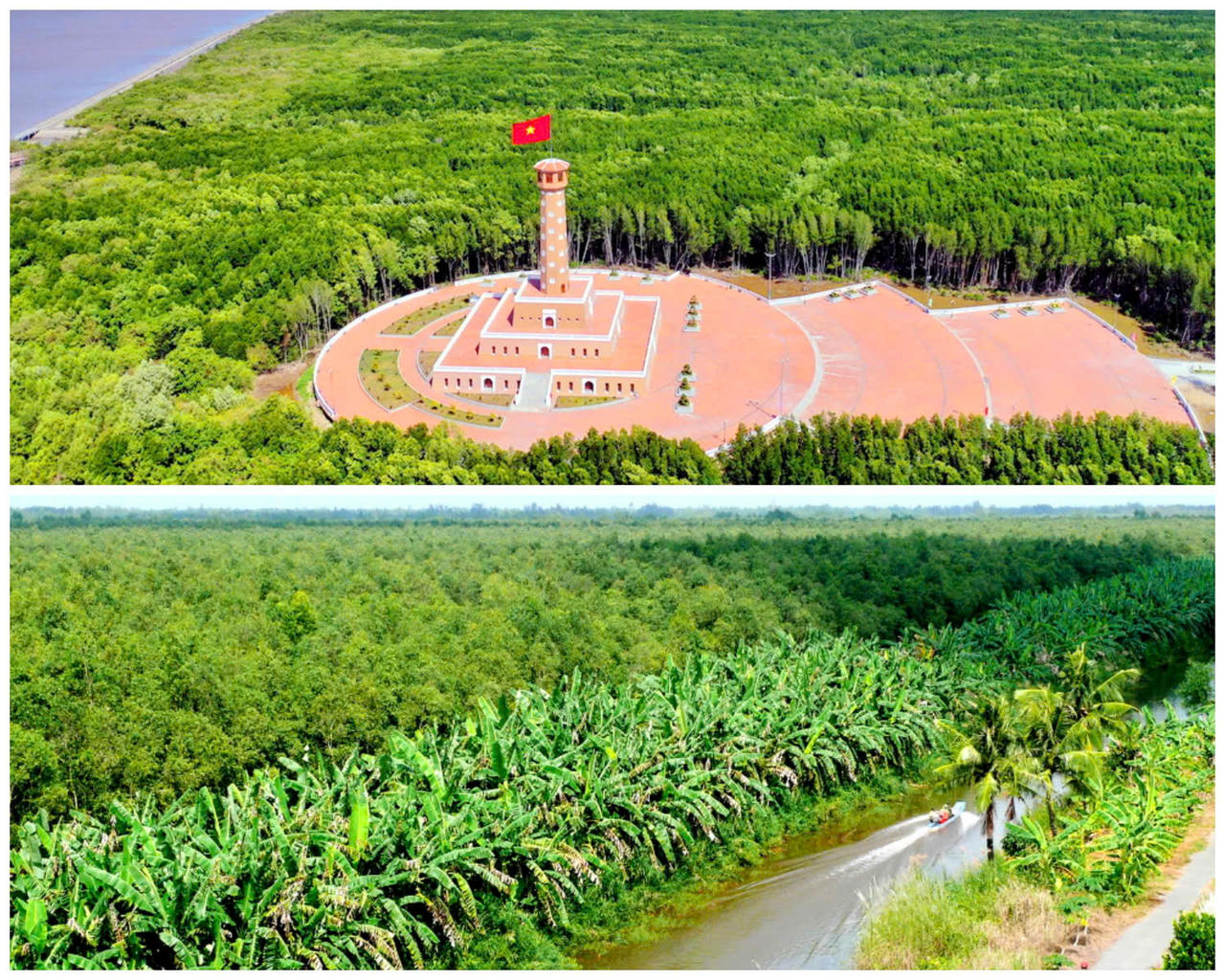 Khu Dự trữ sinh quyển thế giới được UNESCO công nhận, với hệ sinh thái rừng tràm, rừng ngập mặn đặc hữu và nhiều điểm đến nổi bật như Khu du lịch quốc gia Mũi Cà Mau, Vườn quốc gia U Minh Hạ, Cột mốc tọa độ GPS 0001, Cột cờ Hà Nội tại Đất Mũi…