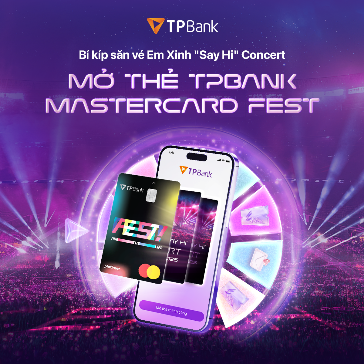 Xinhiu vừa trải nghiệm tiện ích đỉnh ngay trên App TPBank, vừa có cơ hội trúng vé Em Xinh “Say Hi” Concert.