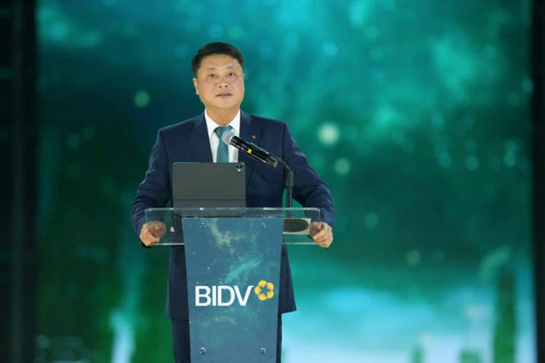 Ông Lê Ngọc Lâm - Ủy viên HĐQT, Tổng Giám đốc BIDV phát biểu khai mạc sự kiện