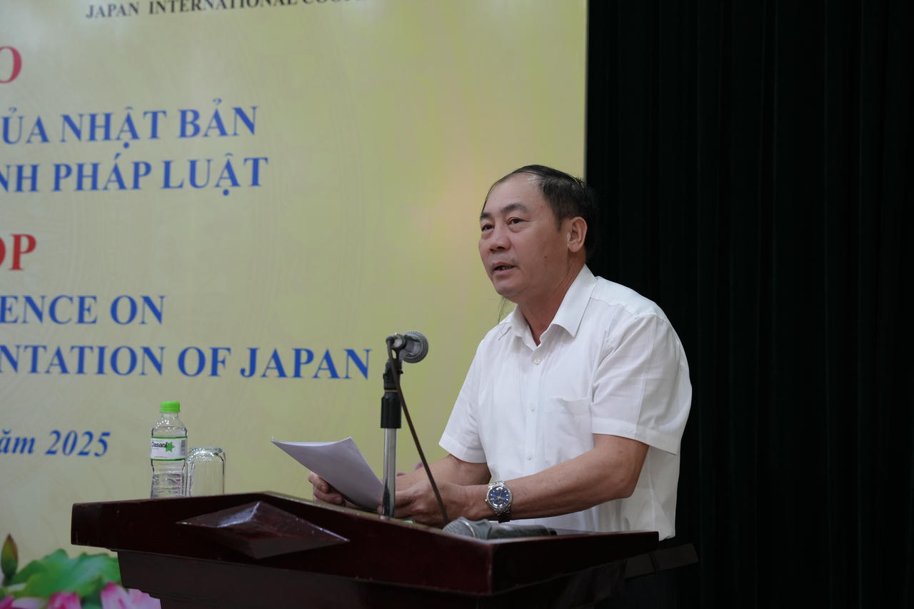 Phó Giám đốc Sở Tư pháp tỉnh Quảng Ninh Đặng Bá Bắc kiến nghị sớm ban hành Nghị định hướng dẫn thi hành Nghị quyết số 197.