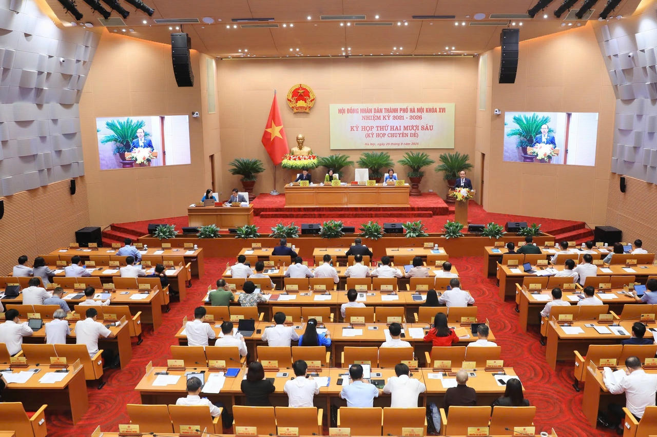 Khai mạc Kỳ họp thứ 26, HĐND TP Hà Nội Khoá XVI: Xem xét 4 nhóm vấn đề quan trọng