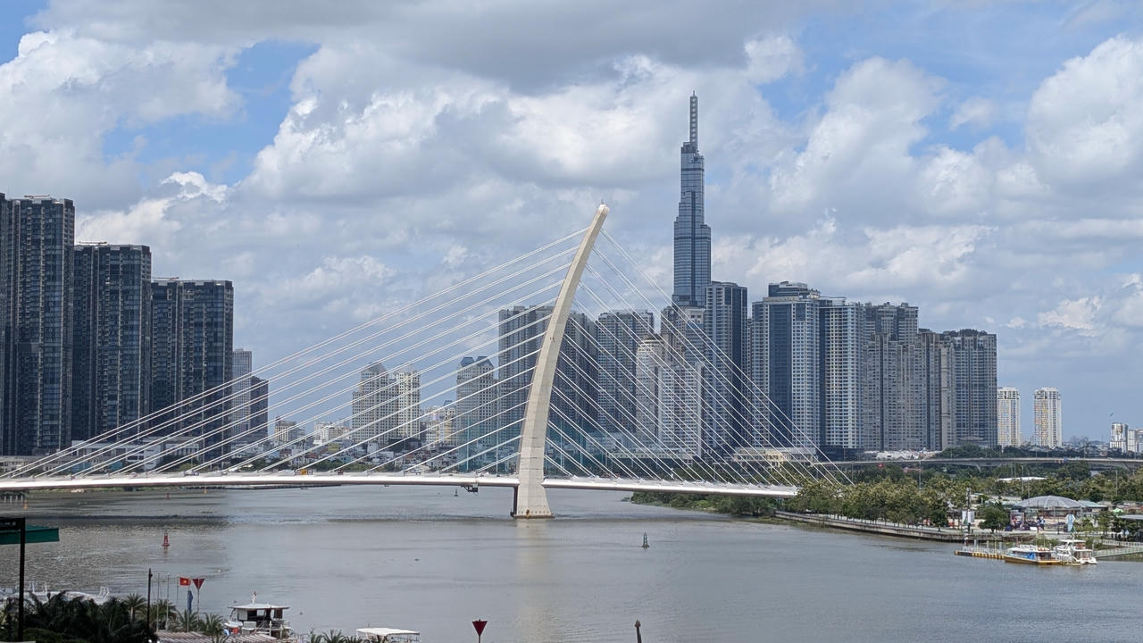 Một phần TTTCQT tại TP HCM dự kiến sẽ được đặt tại khu vực Thủ Thiêm. (Ảnh trong bài: Trường Giang)