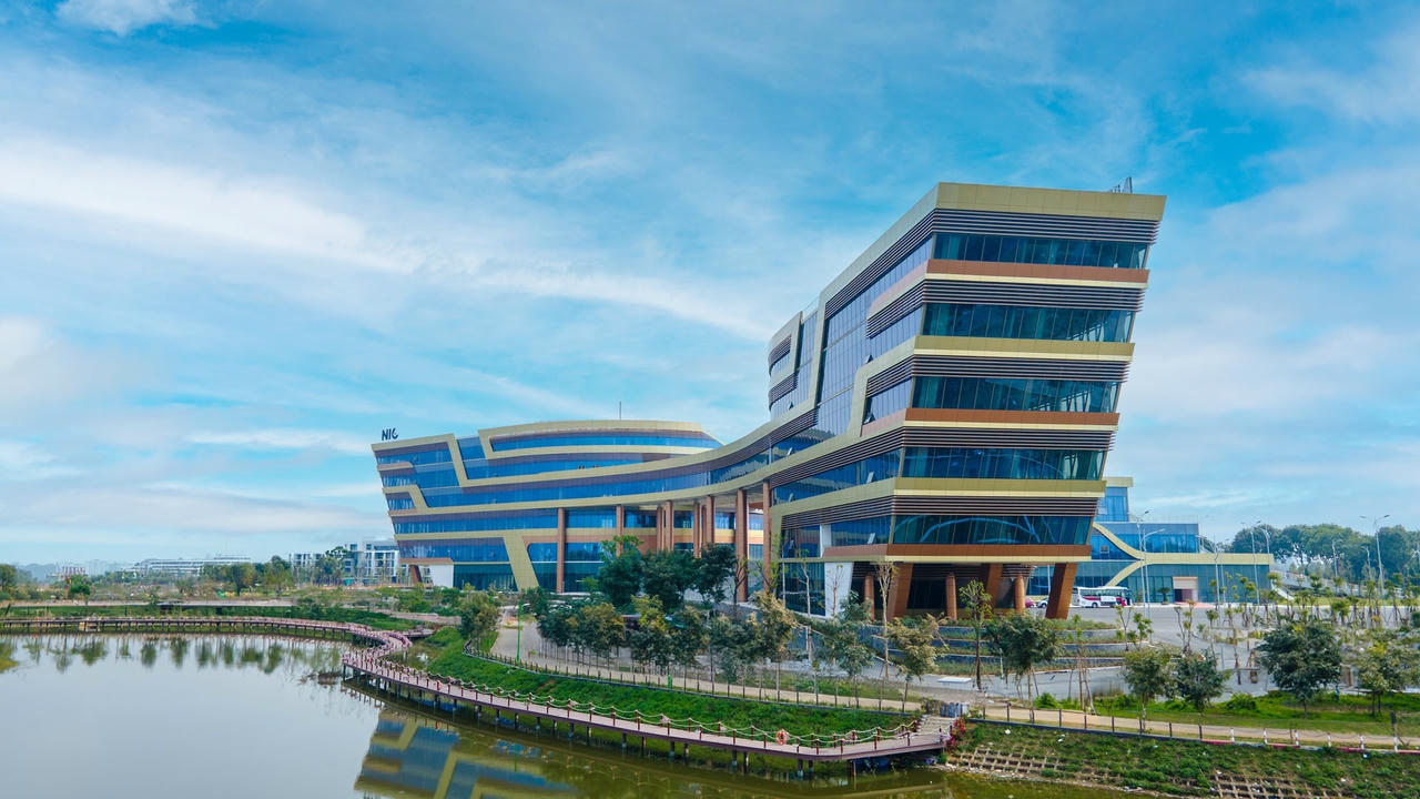 Trung tâm Đổi mới sáng tạo Quốc gia (NIC) tại Khu công nghệ cao Hòa Lạc (Ảnh: NIC)